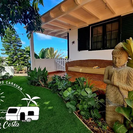 Glamping Caravan Lanzarote Luxe tent