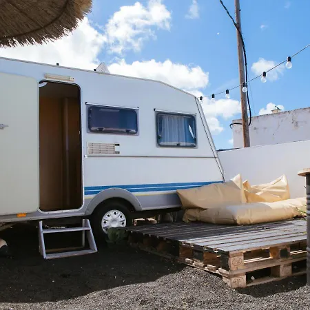 Glamping Caravan Lanzarote Luxusní stan