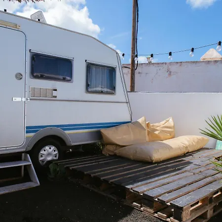 Glamping Caravan Lanzarote Luxussátor