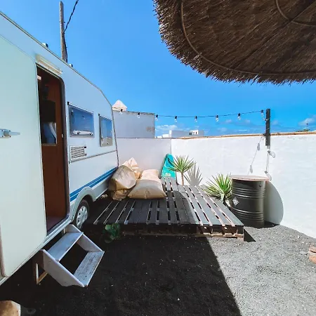 Luxusní stan Glamping Caravan Lanzarote Tinajo