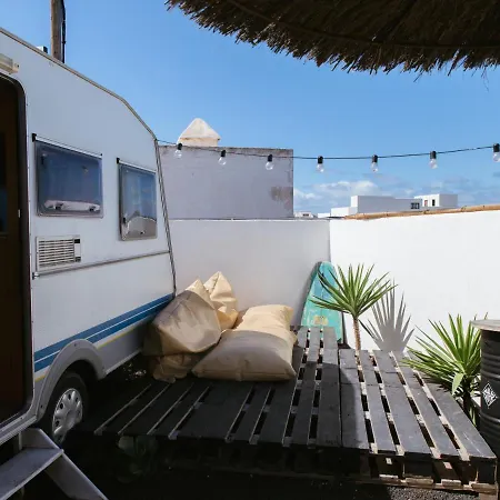 Glamping Caravan Lanzarote Luxusní stan