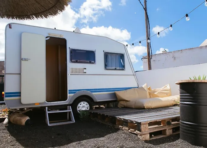 Glamping Caravan Lanzarote Luxussátor