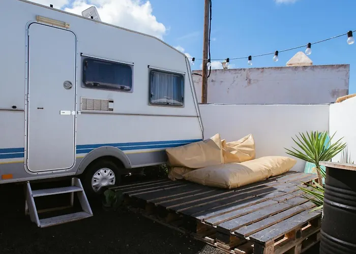 Glamping Caravan Lanzarote Luxe tent